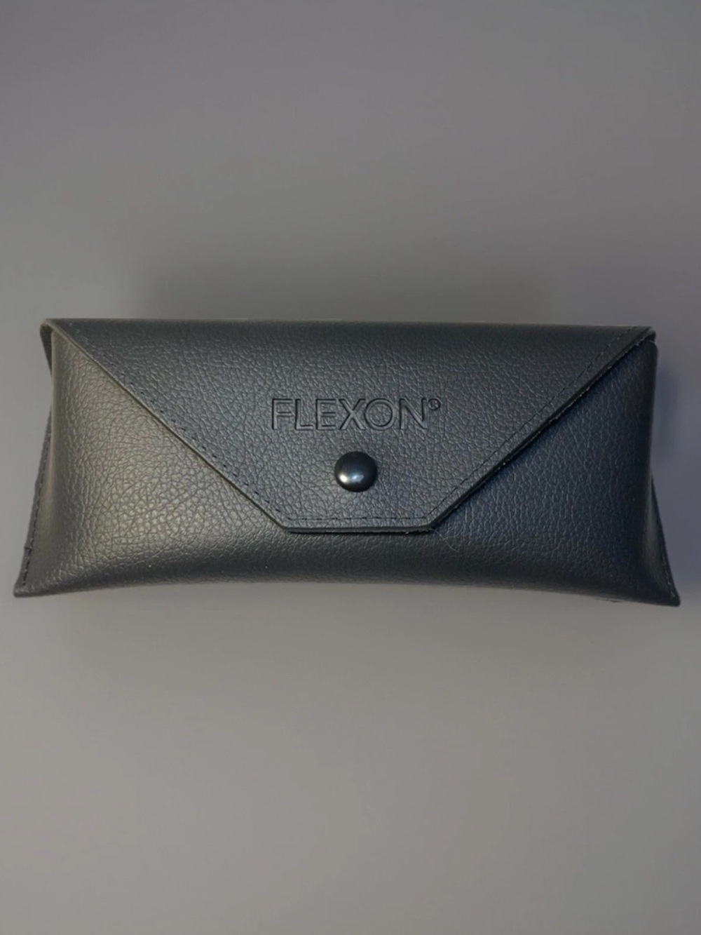 Flexon Black Leatherette Toiletry & Accessory Pouch
